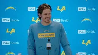 Justin Herbert On Week 1 Win & Panthers Matchup | LA Chargers