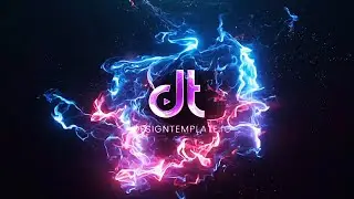 Electric Energy Burst Logo Animation After EffectsTemplate