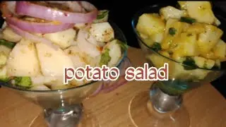 easy potato salad/potato salad two ways/no mayo potato salads/quick salad recipes