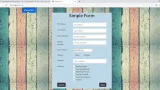 Simple Form in PHP with source code | Source Code & Projects