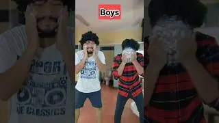 Girls vs Boys 😂 while doing face wash #comedy #comedyvideo #shorts #youtubeshorts #funny #funnyvideo