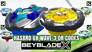 HASBRO UX QR CODES BUSTER DRAN WAND WIZARD QR CODE ALL DRANS ALL WIZARD QR CODES REAL BEYBLADE X APP