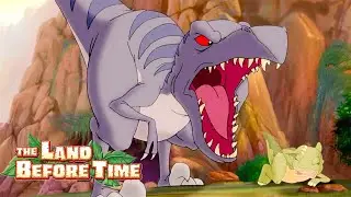 Scary Sharptooth Wants Her Eggs Back!! 🦖 | The Land Before Time