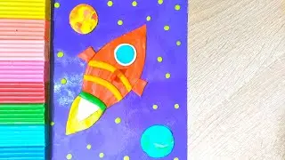 Делаем ракету в космосе из пластилина 🚀🪐🪐