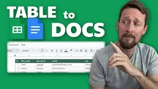 Link Google Sheets Tables to Google Docs [2024 Version]