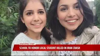 School To Honor Local Student KIlled In Iran Crash