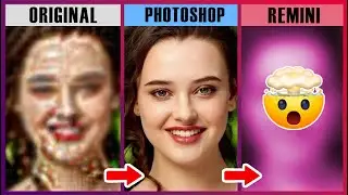 Mejorar la calidad de una imagen con IA [Remini Vs Photoshop]