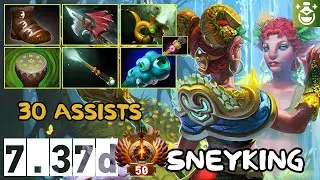 Sneyking - Enchantress  - 30 assists - 7.37d - Immortal Dota