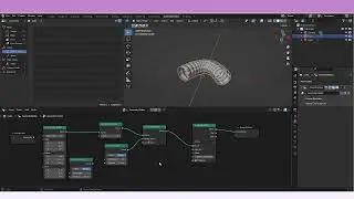 Subdivide Curve Node -- Geometry Nodes -- Learning Blender