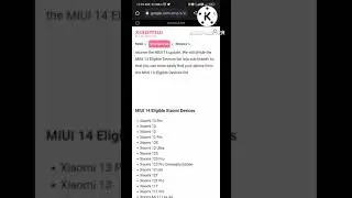 Miui 14 devices list
