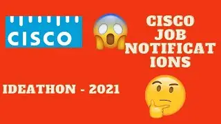 CISCO CCNA+ PYTHON IDEATHON 2021//CISCO HIRING //CISCO JOB