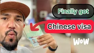 Finally i got Chinese Visa. (China Vlog ) Real life in china now