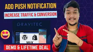 Increase Website Traffic With Web Push Notification | Gravitec Review and Lifetime Deal🔥