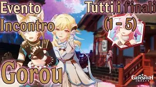 Genshin Impact ITA | Evento incontro [Gorou] - Atto 1: Tutti i finali (1 - 5)