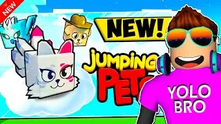 НОВЫЙ СИМУЛЯТОР ПИТОМЦЕВ, НО С ПРЫЖКАМИ! JUMPING PETS SIMULATOR ROBLOX