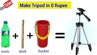 How To Make Tripod At Home | How To Make Monopd | Make Diy Tripod | Homemade Tripod Stand [2021]