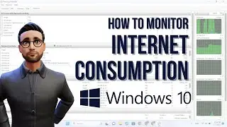 How to Monitor Your Internet Network Traffic & Consumption on Windows 10 | No Software Needed!