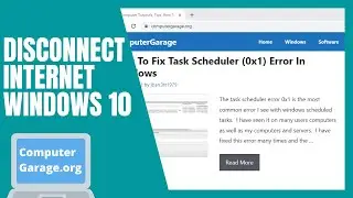 How to Disconnect Internet In Windows 10