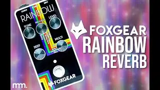 MusicMaker Presents - FOXGEAR RAINBOW Reverb Pedal