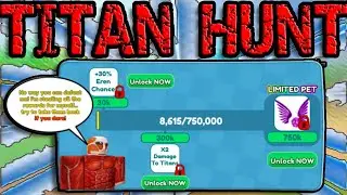 NEW TITAN HUNT COMMUNITY EVENT!! LIMITED PET, NEW ANIME EGG & MUCH MORE!! Roblox Slashing Simulator