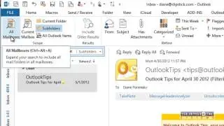 Find subfolders in Outlook mailboxes