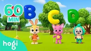 Let's Pop The Alphabet Balloon + ABC Song + More Nursery Rhymes & Kids Songs - Hogi Pinkfong