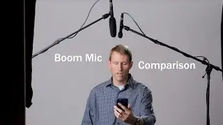 Dialogue Boom Mic Blind Comparison for Sit-Down Interviews or Talking Head