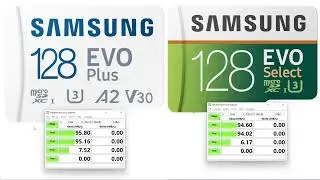 Samsung evo plus VS evo select 128gb micro sd