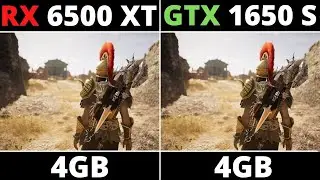 RX 6500 XT VS GTX 1650 SUPER BENCHMARK TEST IN 14 GAMES