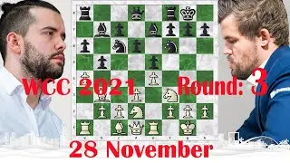 World Chess Championship Round3: Nepo Uses The Anti-Marshall But Was Carlsen Impressed?