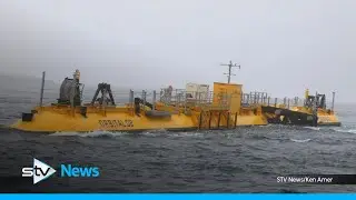 'World's most powerful' tidal turbine switched on