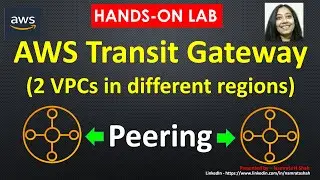 AWS Hands on lab - AWS Transit Gateway Peering -  2 VPCs in different regions