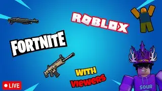 (🔴LIVE) Playing Fortnite and Roblox with viewers!