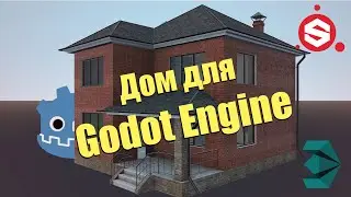 Speed 3D modeling House | Game Dev | 3ds Max, Godot Engine