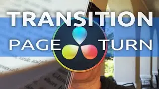 QUICK Page TURN Transition Tutorial / Davinci Resolve / Fusion