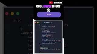 cool hover effect on button #html #trending #css #shorts