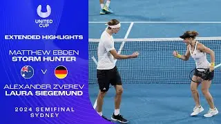 Ebden/Hunter v Zverev/Siegemund Extended Highlights | United Cup 2024 Semifinal