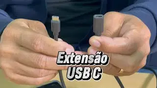 Extensão USB C - Ligando Celular na TV