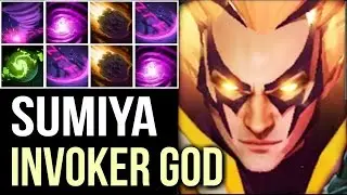 Epic Pro Invoker Refresher Combos by Sumiya Best Invoker Gameplay MMR Dota 2