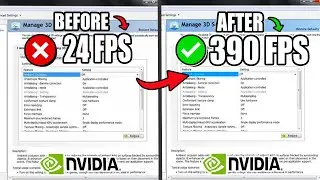 🔧NVIDIA CONTROL PANEL - Best Settings for FPS & Performance in 2023! ✔️