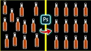 How to arrange objects in photoshop how to use Align and Distribute tool Adobe photoshop Tutorial