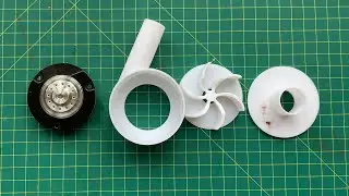 3D print air blower using Hard Disk (HDD) driver.