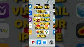 How To Send Pictures Via Email 📨 on your iPhone or iPad #ios #apple  #howto #ipad #email #iphone