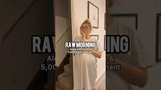 Raw realistic morning routine With 2 kids and heavily pregnant 🤰 #shorts  #morningroutine #pregnant