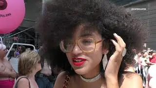 Topless parade in New York City