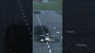 DCS: F-18 Crosswind landing
