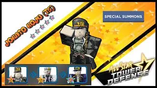 ASTD Stardust Summon! 7 Star Jotaro Kujo! #astd #allstartowerdefense