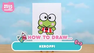 How To Draw Keroppi | Hello Kitty Crafts