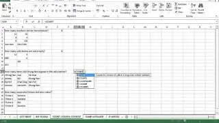 IGCSE ICT Excel functions cheatsheet