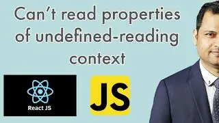 Cannot read properties of undefined |   reading  context error when useContext is called in react